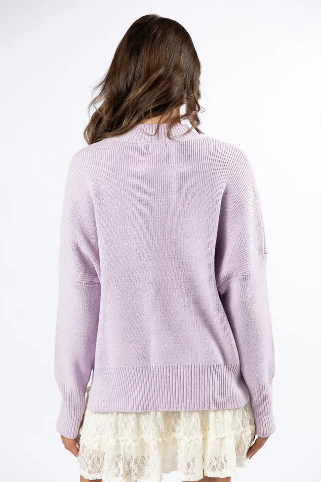 A Great Escape Lilac Oversized Sweater SALE