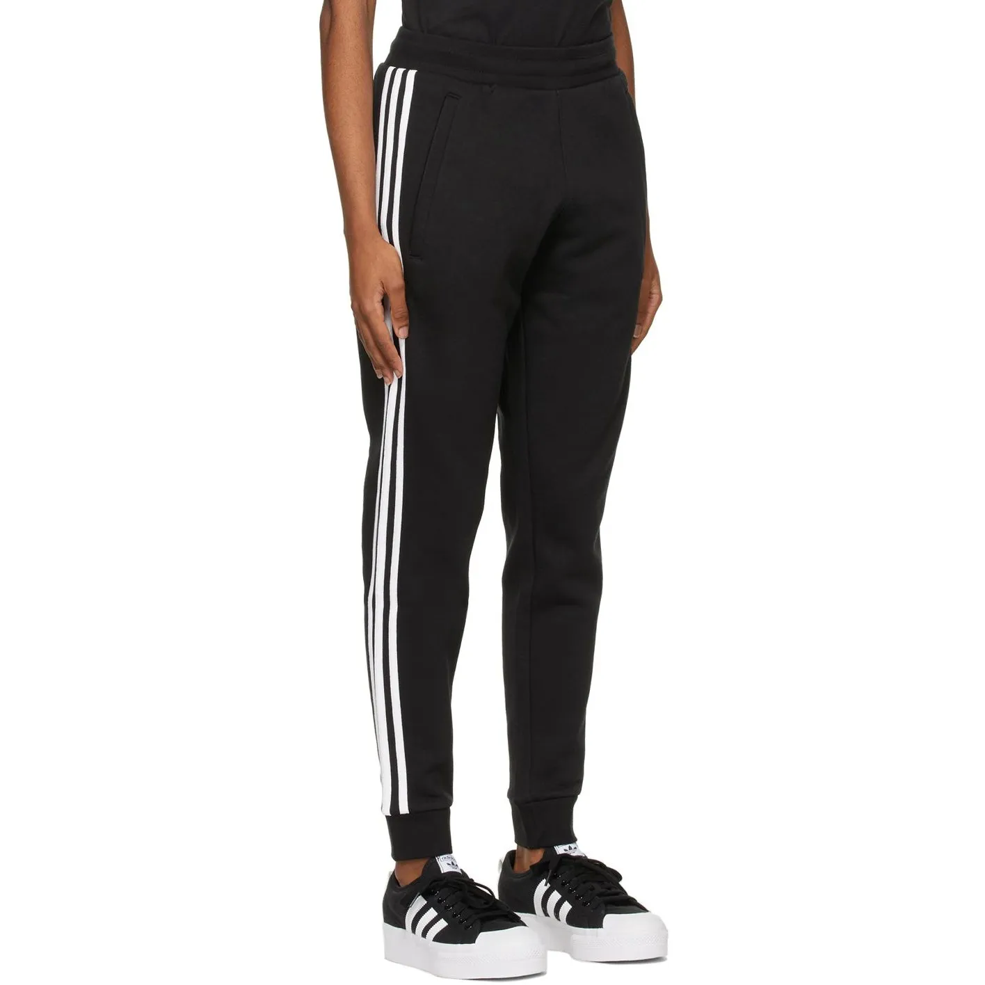 adidas Originals Black 3-Stripes Track Pants