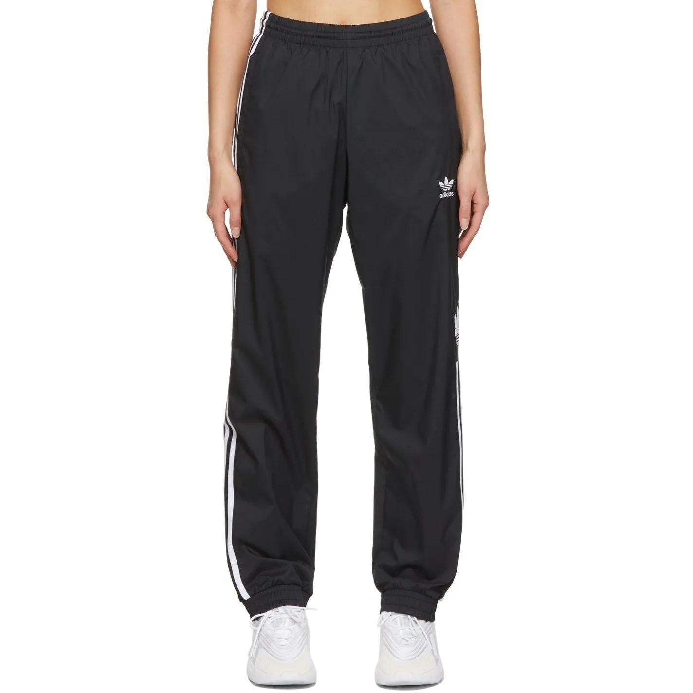 adidas Originals Black Adicolor 3D Trefoil 3-Stripes Track Pants