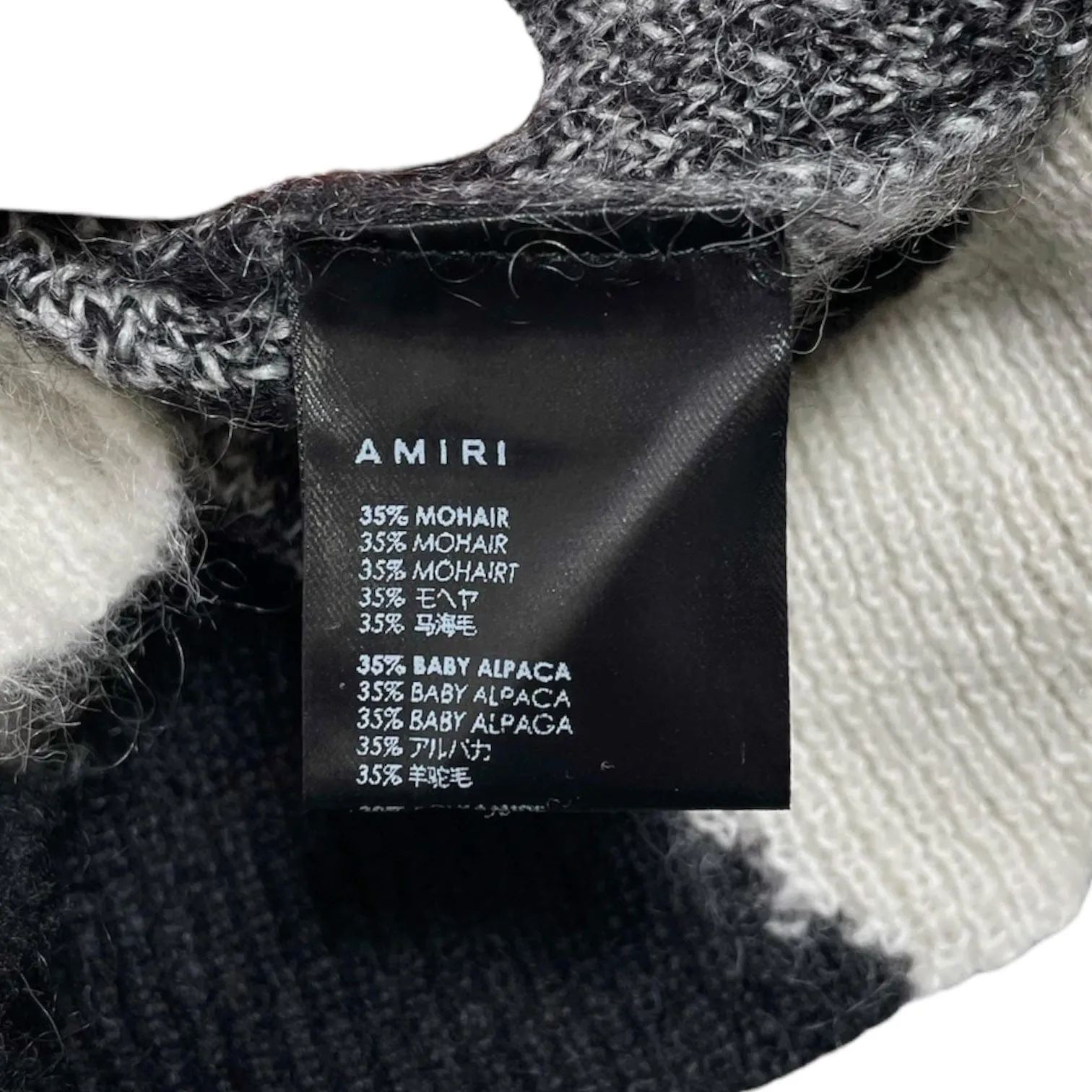 Amiri x Wes Lang Reaper Crewneck Sweater Alabaster