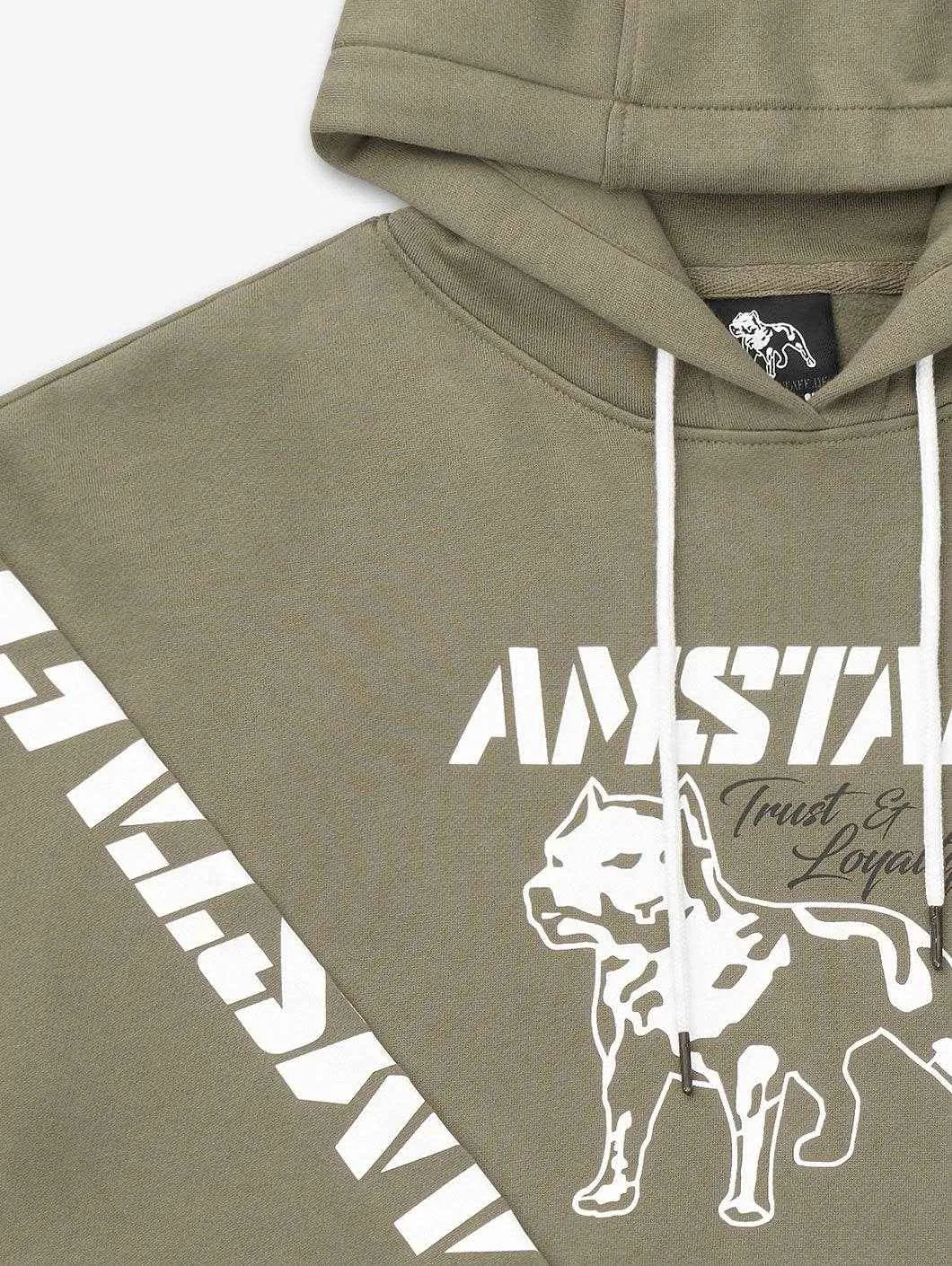Amstaff Woman Logo Hoodie - grün
