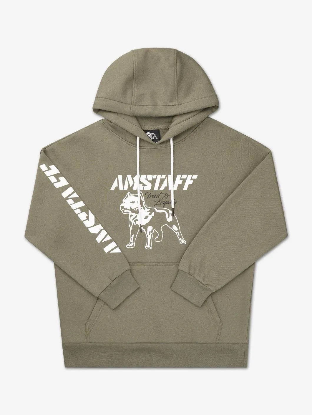 Amstaff Woman Logo Hoodie - grün