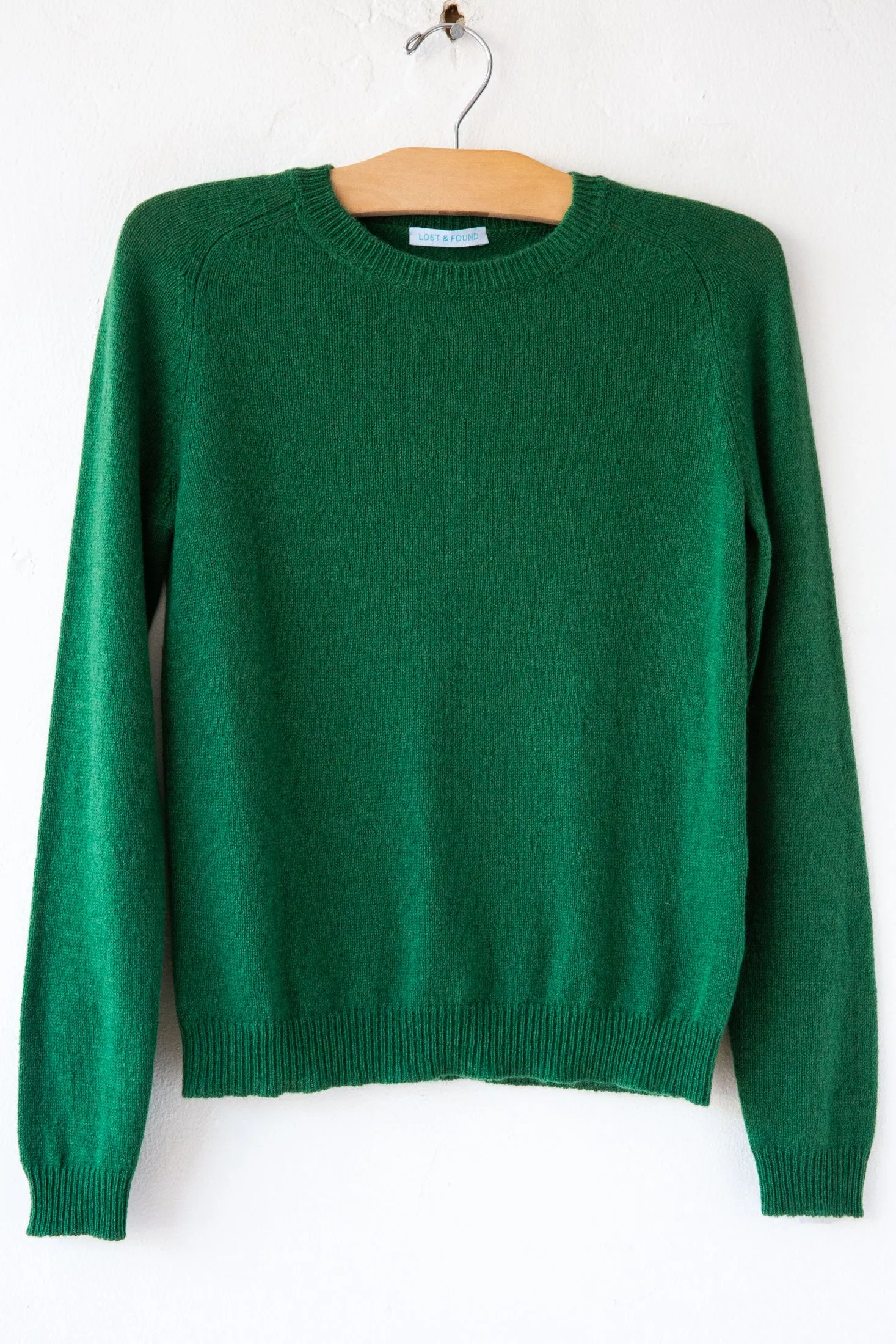 Cashmere Raglan Crew
