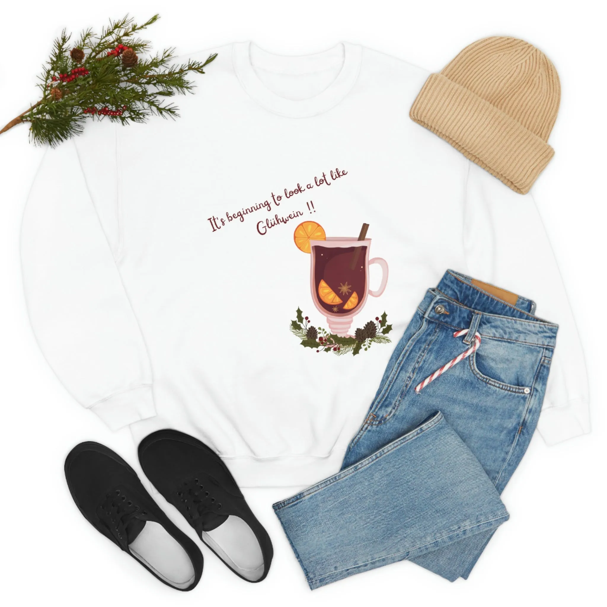 Gluhwein Unisex Heavy Blend™ Crewneck Sweatshirt