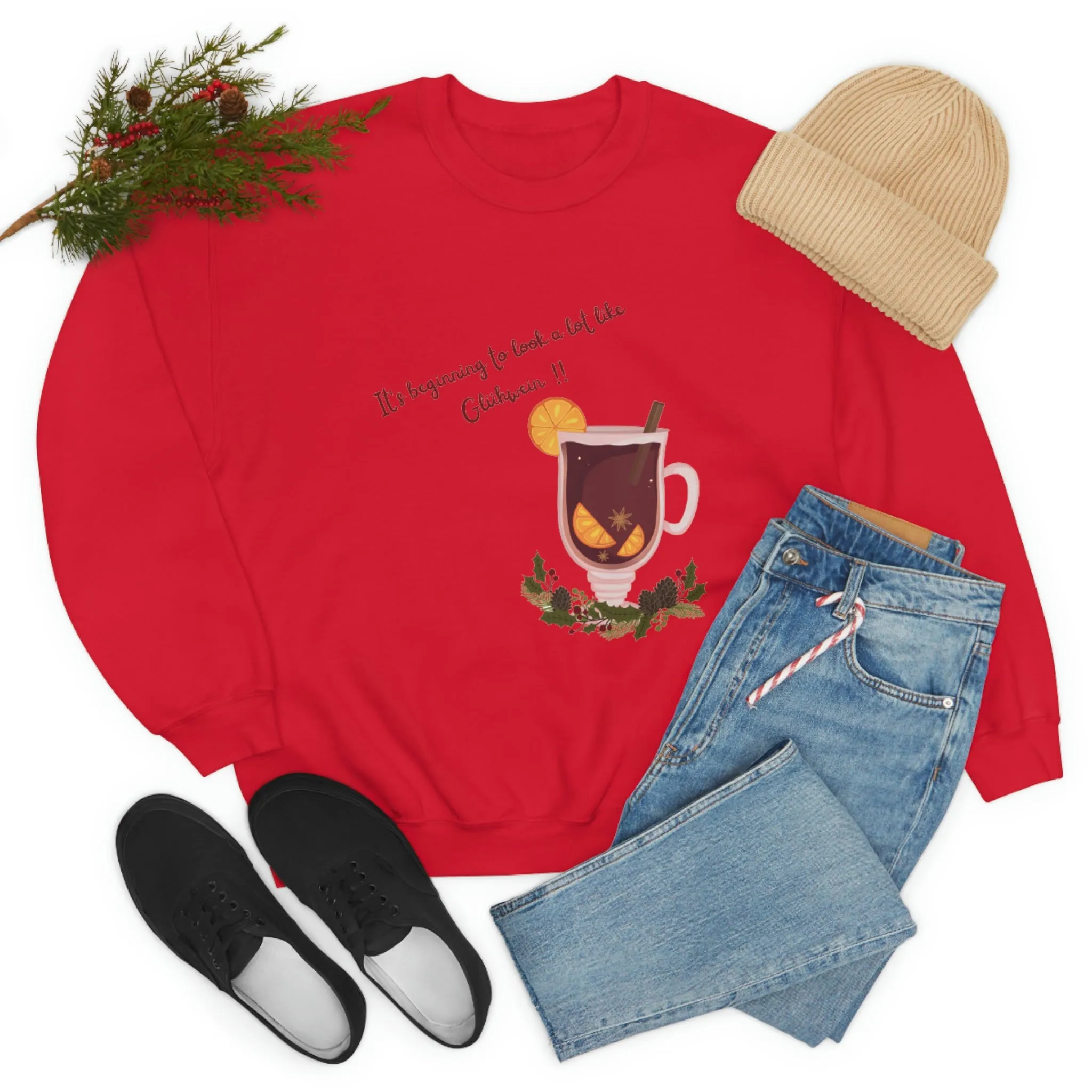 Gluhwein Unisex Heavy Blend™ Crewneck Sweatshirt