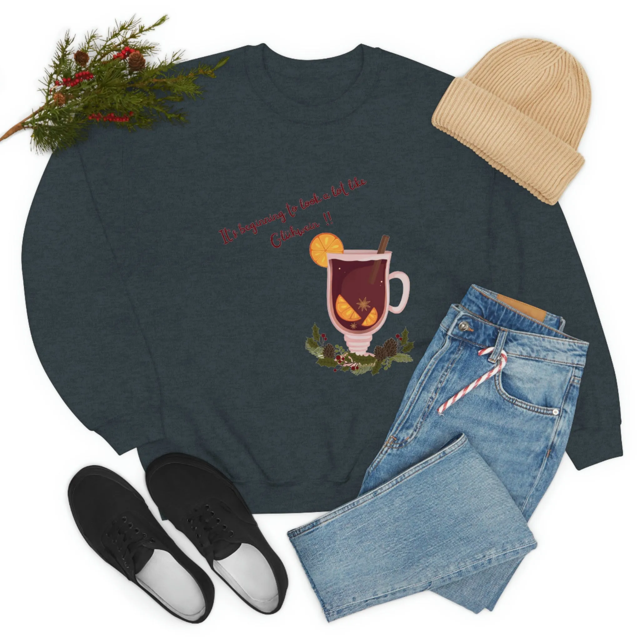 Gluhwein Unisex Heavy Blend™ Crewneck Sweatshirt