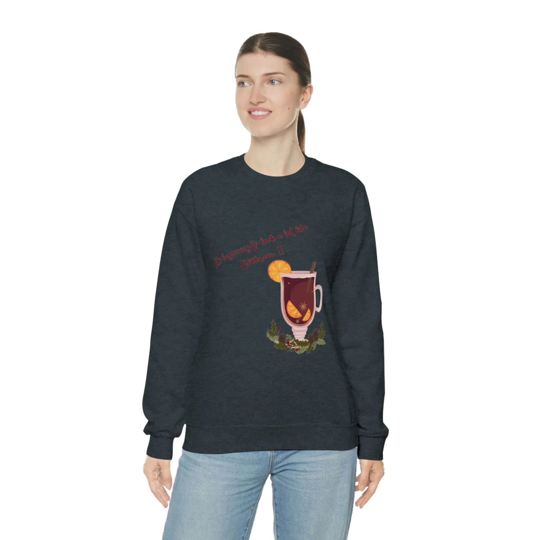 Gluhwein Unisex Heavy Blend™ Crewneck Sweatshirt