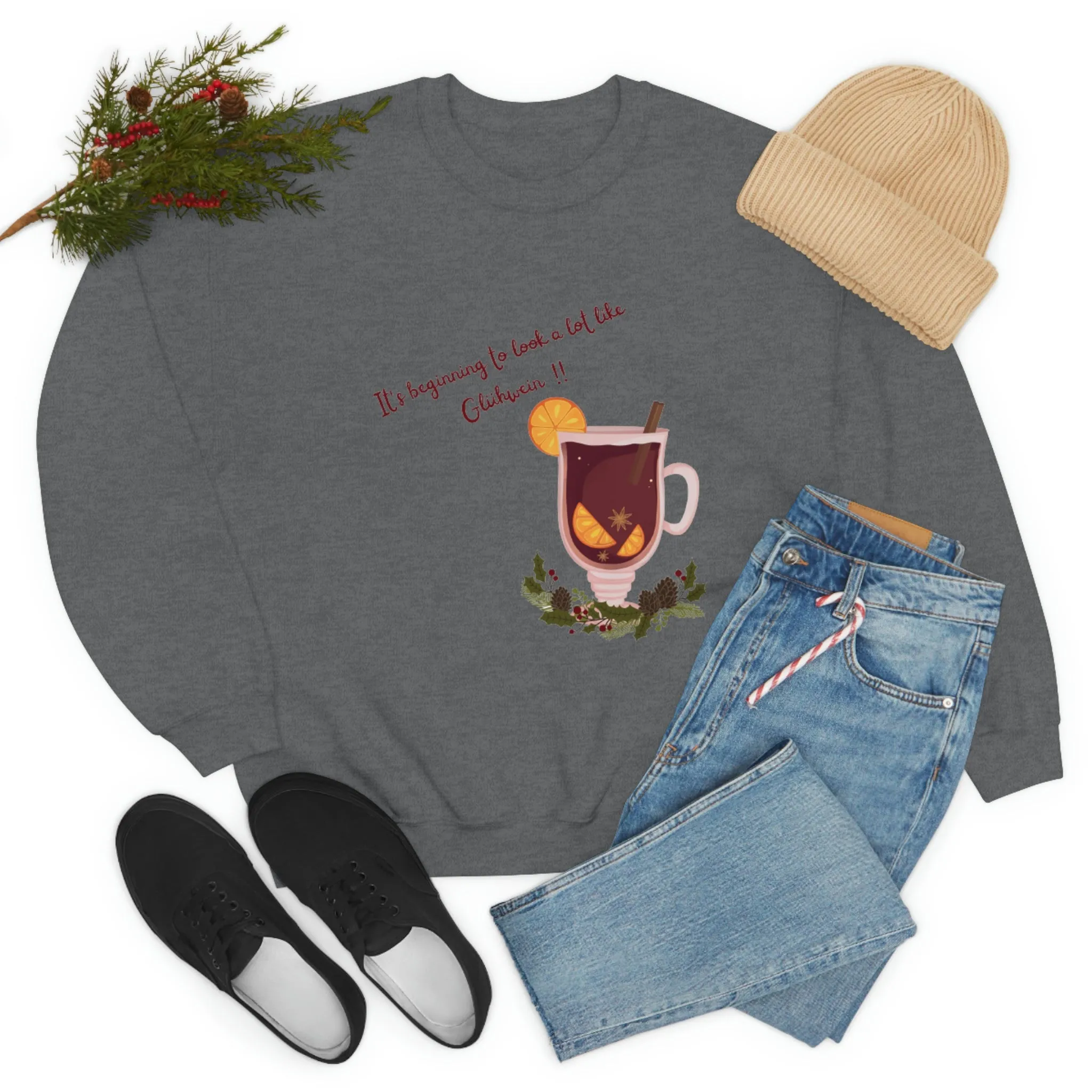 Gluhwein Unisex Heavy Blend™ Crewneck Sweatshirt