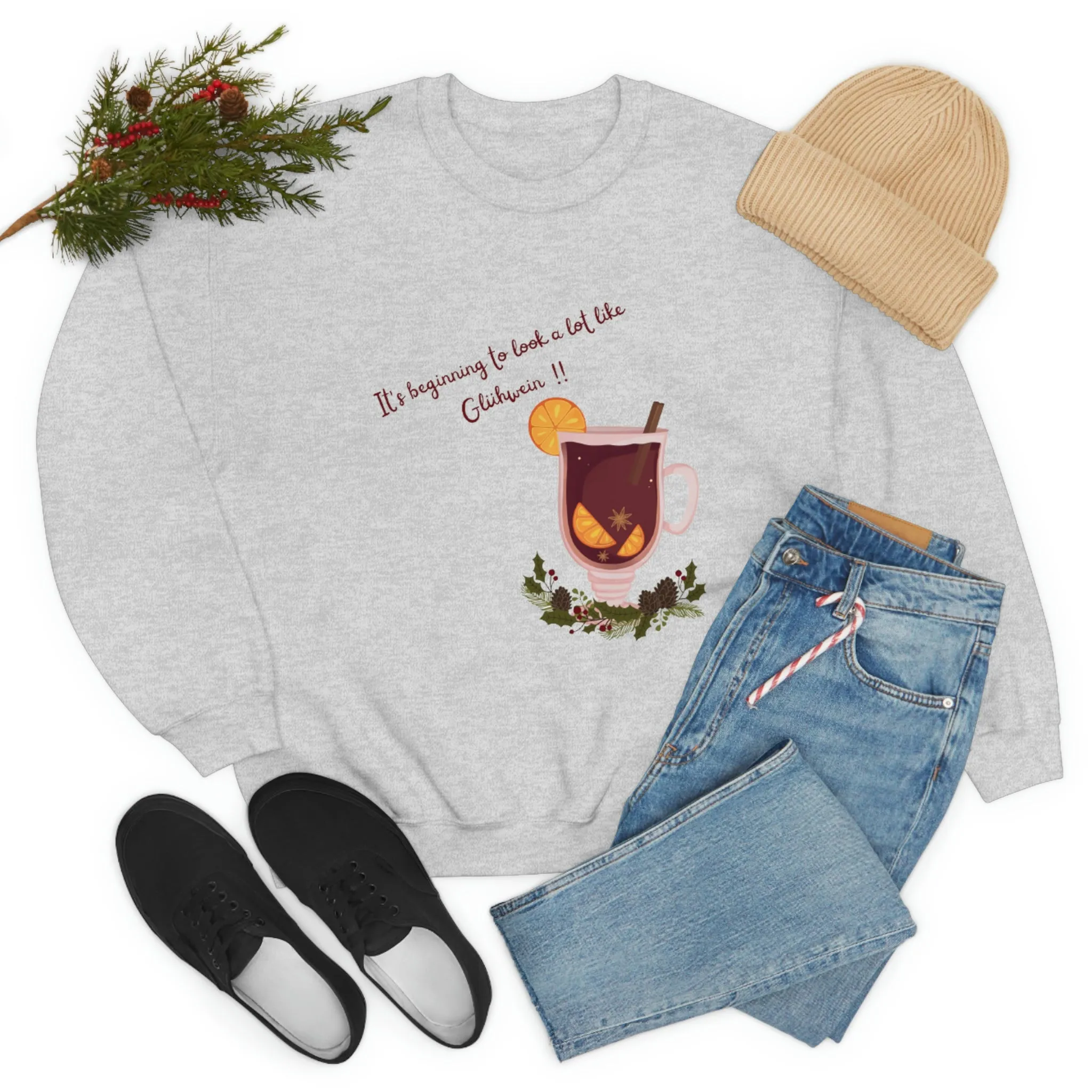 Gluhwein Unisex Heavy Blend™ Crewneck Sweatshirt