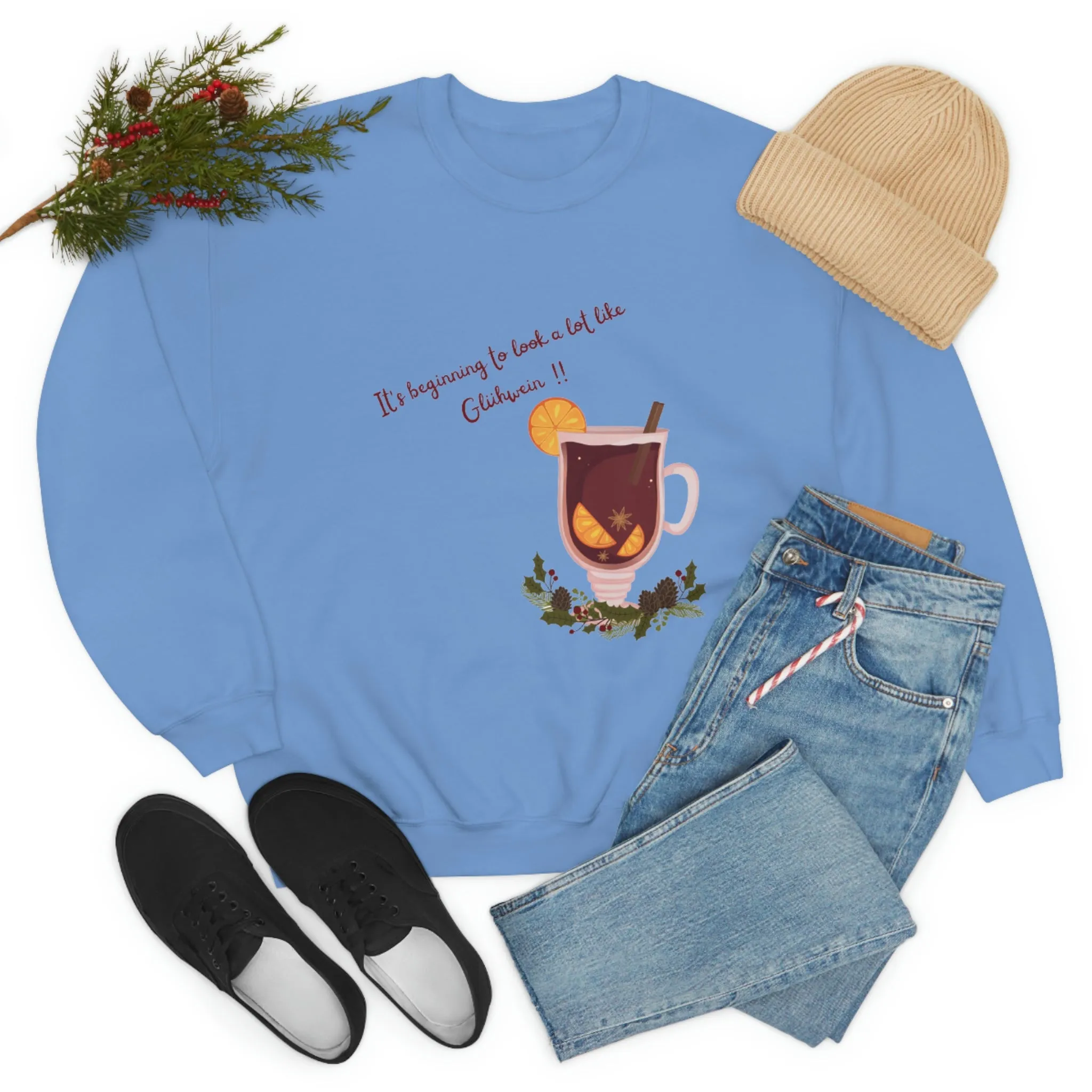 Gluhwein Unisex Heavy Blend™ Crewneck Sweatshirt