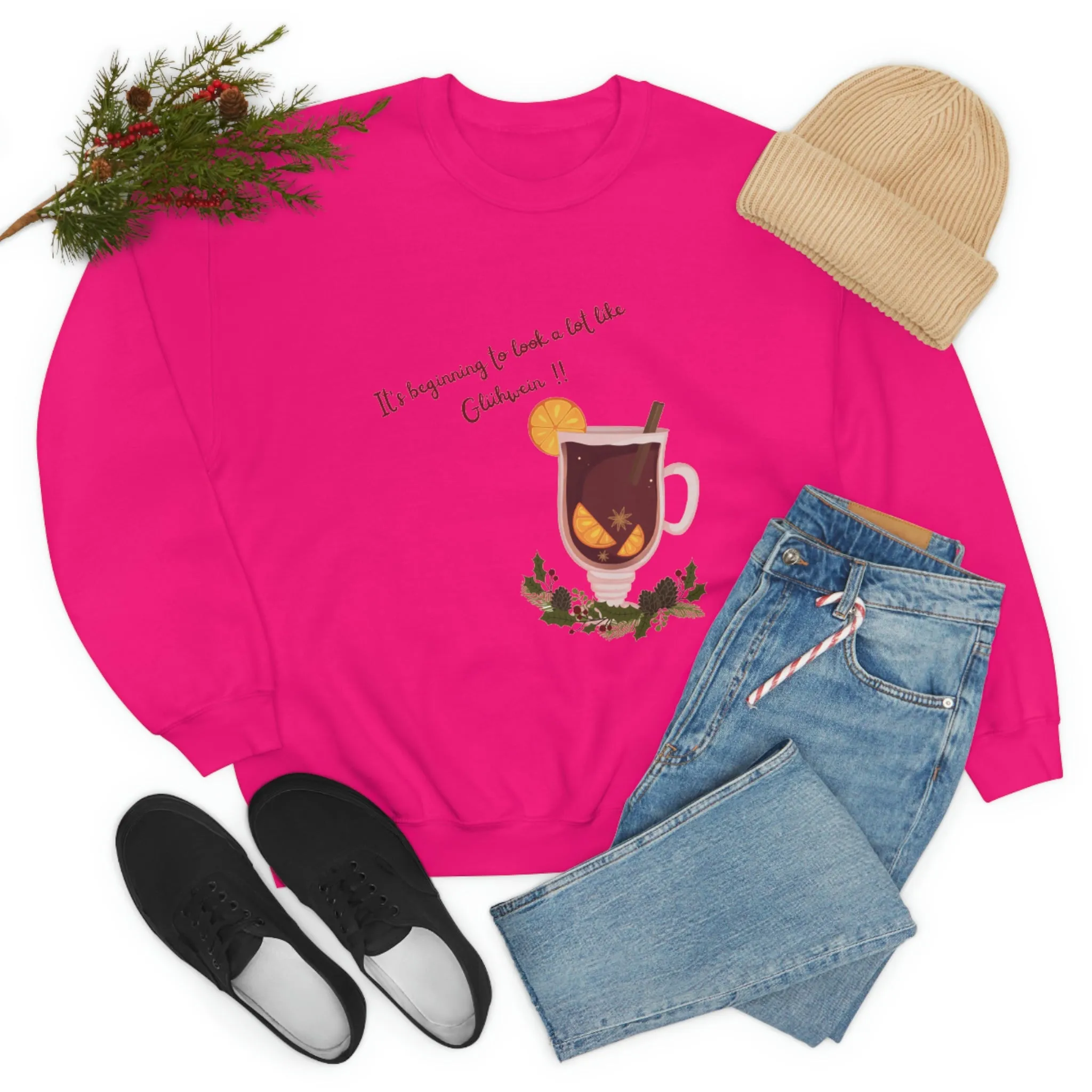 Gluhwein Unisex Heavy Blend™ Crewneck Sweatshirt
