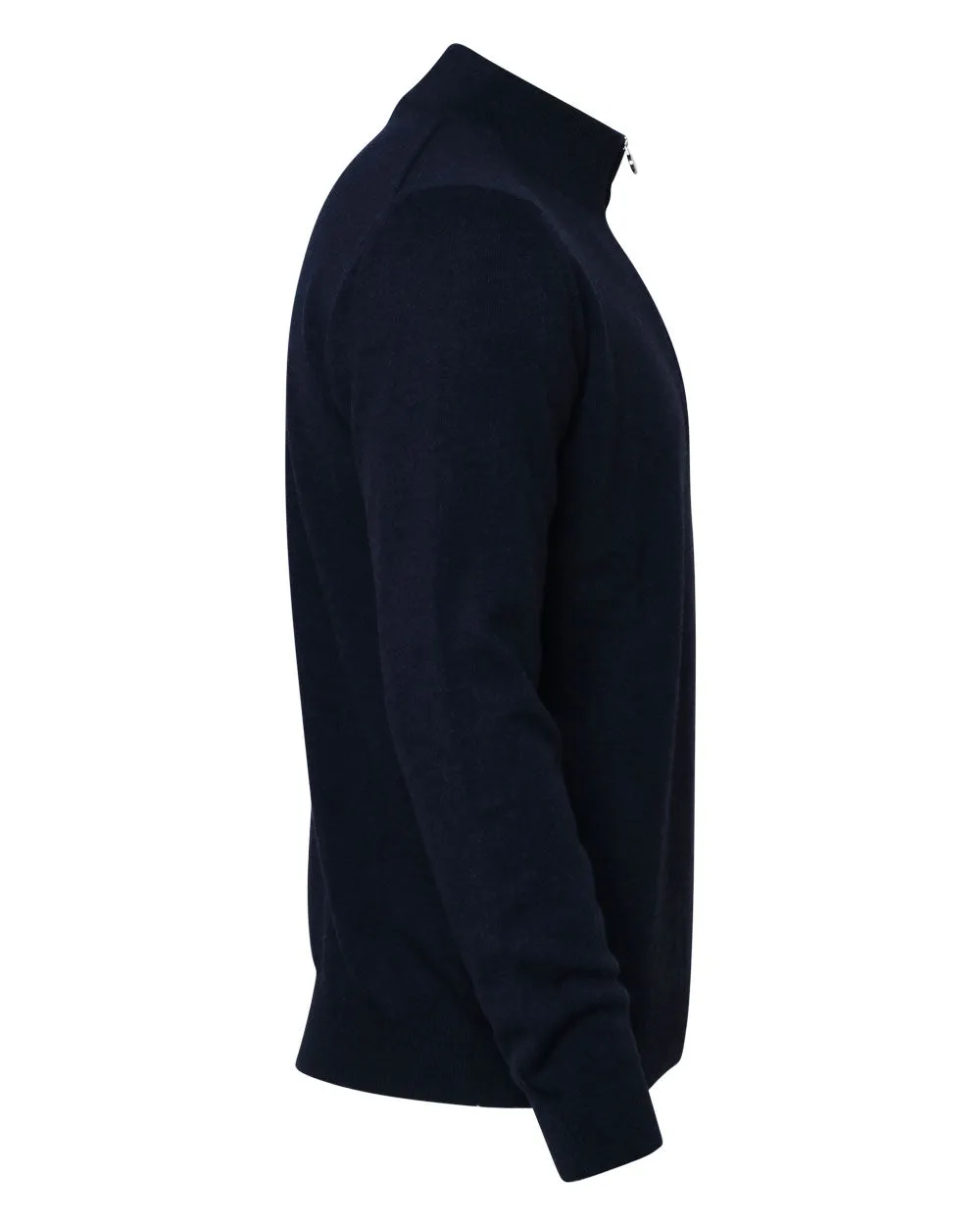Navy Cashmere Quarter Zip
