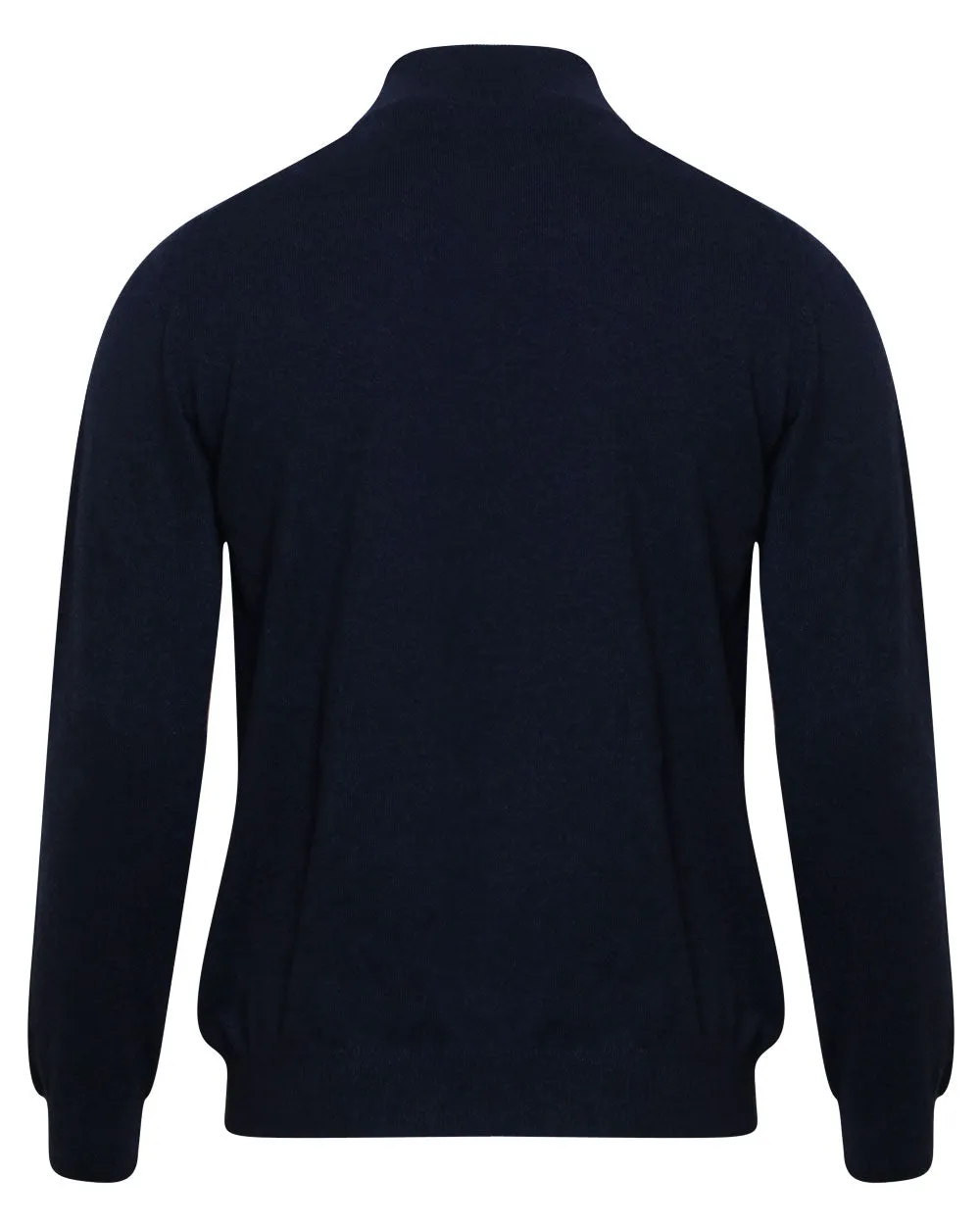 Navy Cashmere Quarter Zip