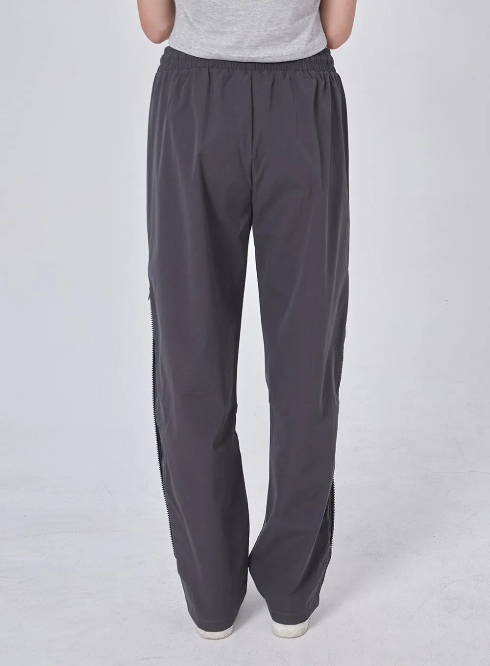 Size Zipper Track Pants IF324