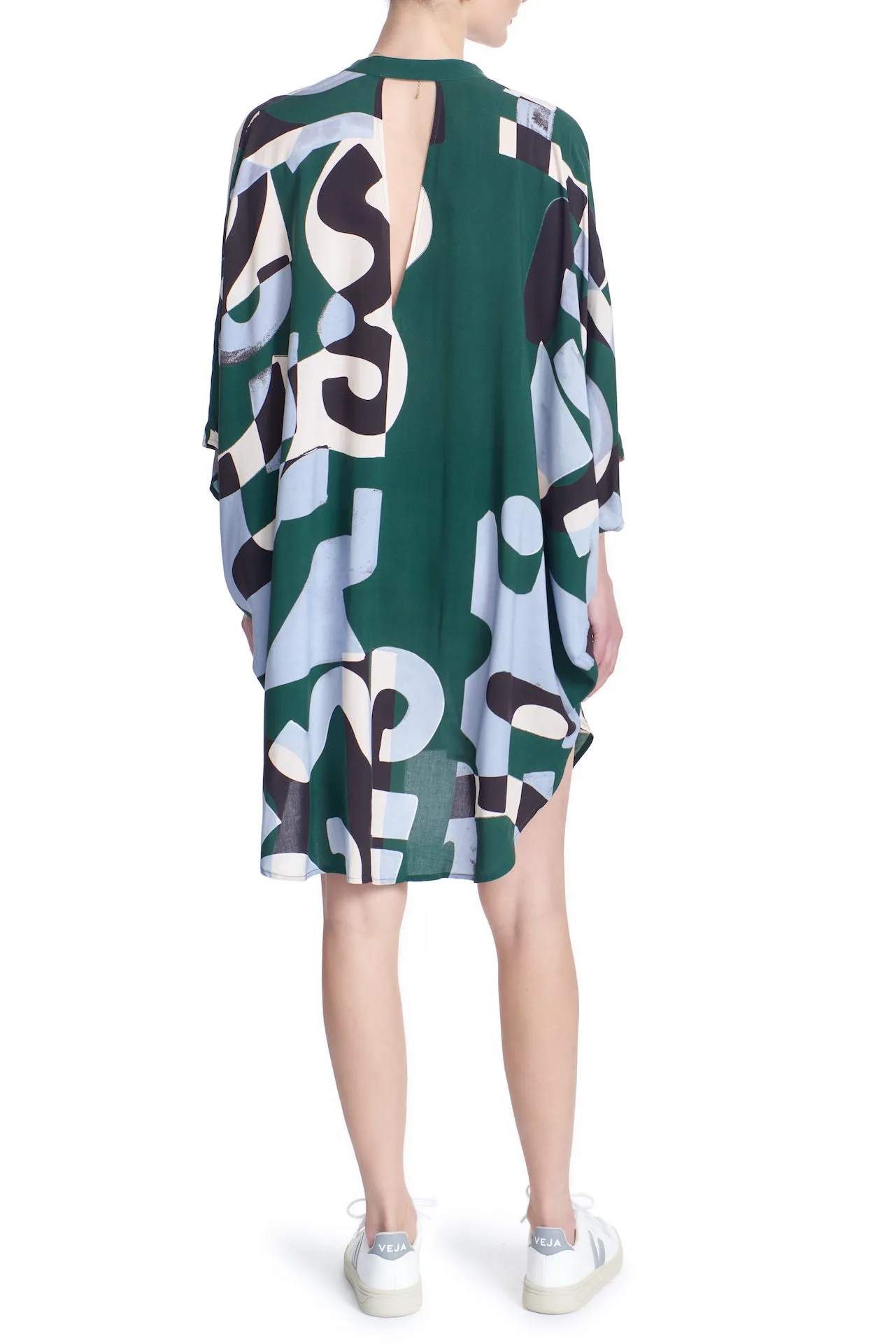 TISDALE SHAWL SHIRTDRESS- Playground- SUSTAINABLE