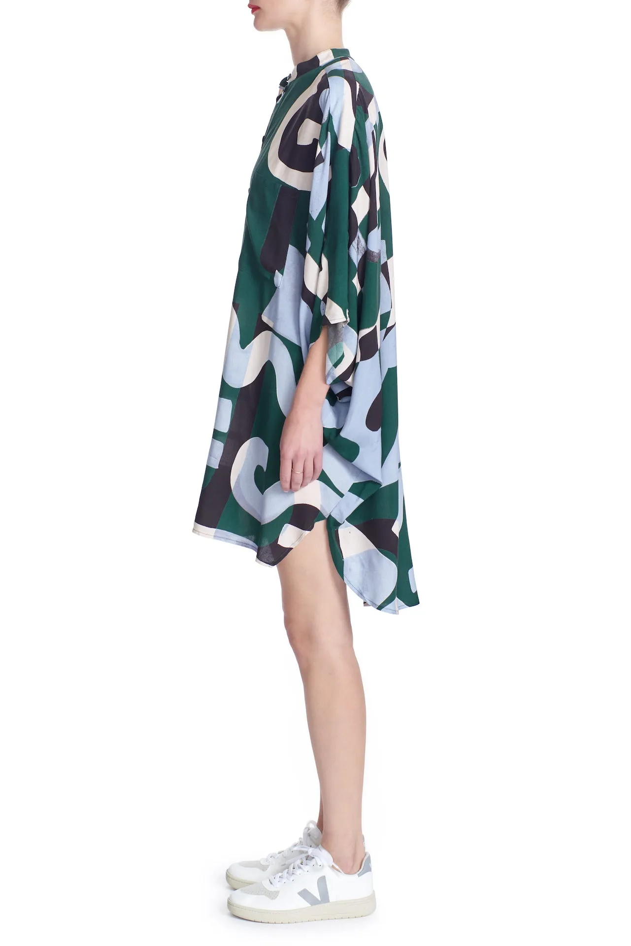 TISDALE SHAWL SHIRTDRESS- Playground- SUSTAINABLE