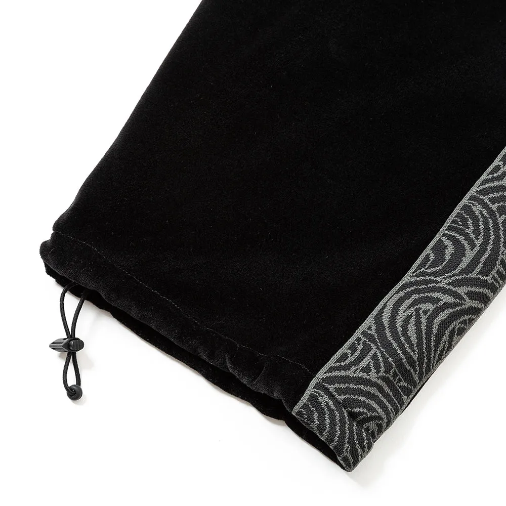 VELOUR TRACK PANTS ＜SPIRAL JACQUARD PATTERN＞